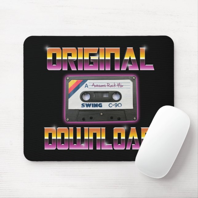 Original Download Cassette Mouse Pad (With Mouse)