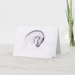 Original Drawing 2 Horse Year Zodiac Greeting Card