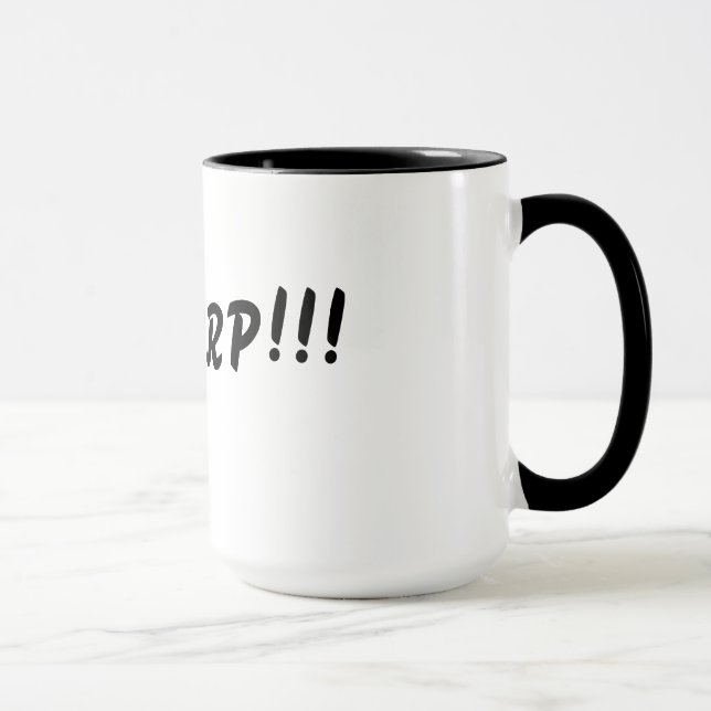 original drinking text slogan fun design mug (Right)