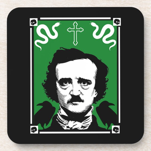 Original Edgar Allan Poe    Coaster (Front)