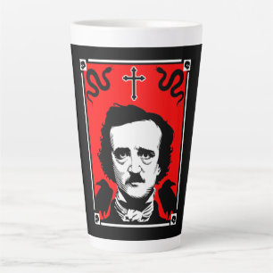 Original Edgar Allan Poe  Latte Mug
