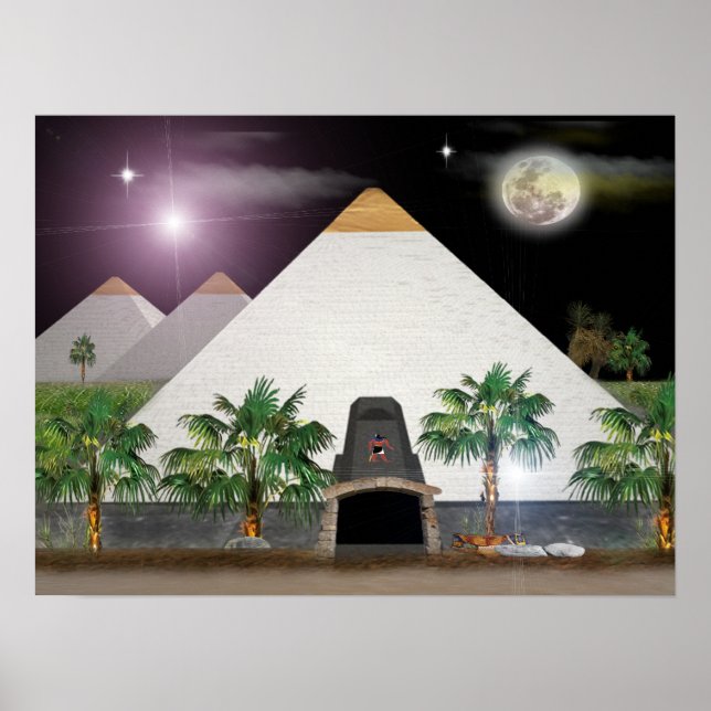 original Egyptian Pyramids poster (Front)