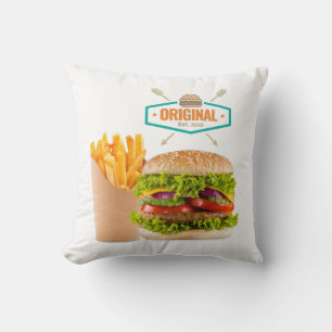Original fast food design. cushion