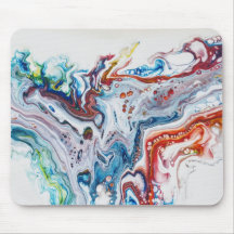 Original fluid art mouse pad