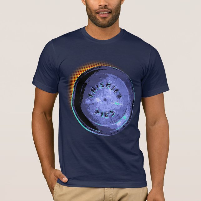 Original Frisbee Pie Tin Pop-Art T-Shirt (Front)