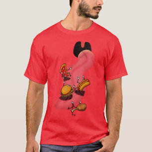 Original Funny Artsy Artistic Foodie Junk Food too T-Shirt