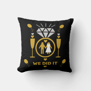 Original Funny Engagement Congratulations   Cushion