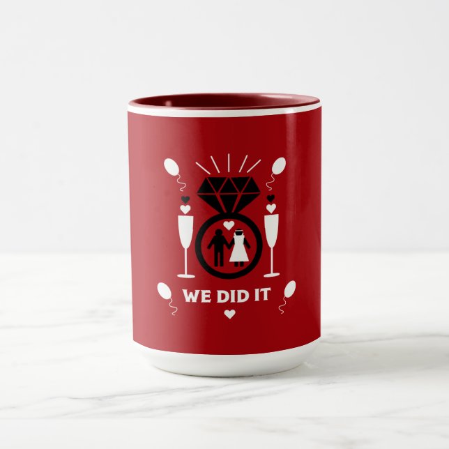Original Funny Engagement Congratulations    Mug (Center)
