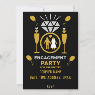 Original Funny Engagement Party Invites