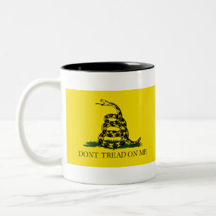 Original Gadsden Flag Two-Tone Coffee Mug