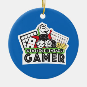 original gamer ceramic ornament