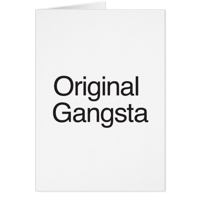 Original Gangsta (Front)