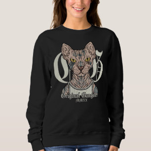 Original Gangster East Los Cholo Lowrider Og Sphyn Sweatshirt