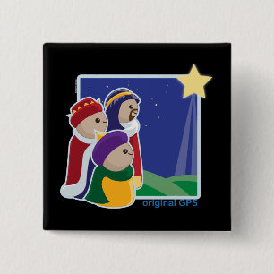 Original GPS 15 Cm Square Badge