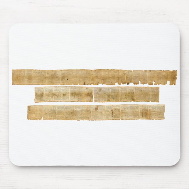 ORIGINAL Great Isaiah Scroll Dead Sea Scrolls Mouse Pad (Front)