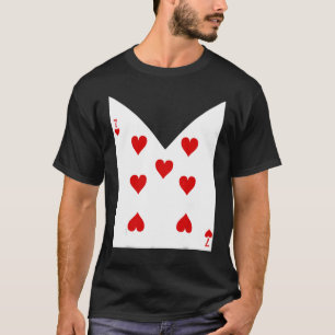 Original Halloween Playing Card Costume Alice In W T-Shirt