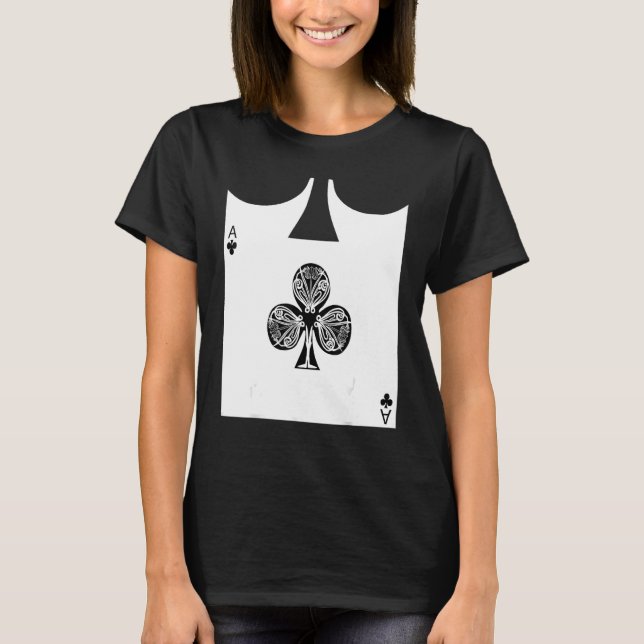 Original Halloween Playing Card Costume Alice In W T-Shirt (Front)