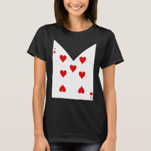 Original Halloween Playing Card Costume Alice In W T-Shirt