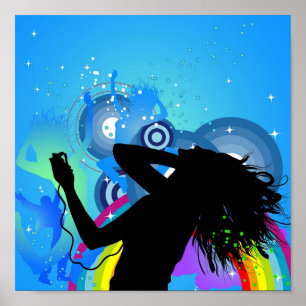 Original hip hop  retro poster