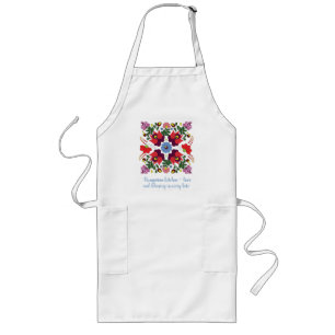 Original Hungarian Kitchen Blessing Quote Long Apron