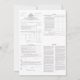Original Income Tax Form 1040 from 1913 (4) Pages
