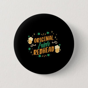 Original Irish Redhead Birthday Ireland St. Patric 6 Cm Round Badge