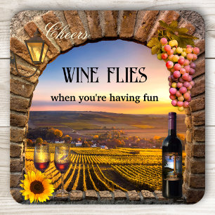 Original Italian Art Wine Coaster