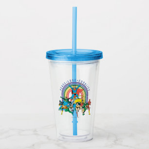 Original Justice League - Peace, Love, Equality Acrylic Tumbler