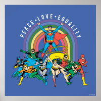 Original Justice League - Peace, Love, Equality