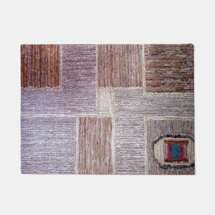 Original leather carpet craft doormat