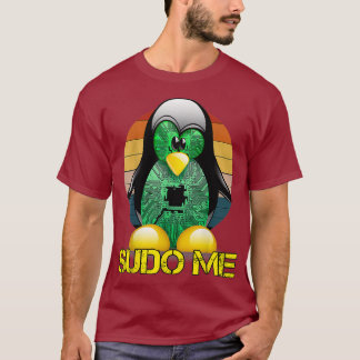 Original Linu Funny Sudo me Retro uni gift T-Shirt