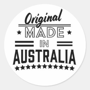 Original made in Australia Classic Round Sticker