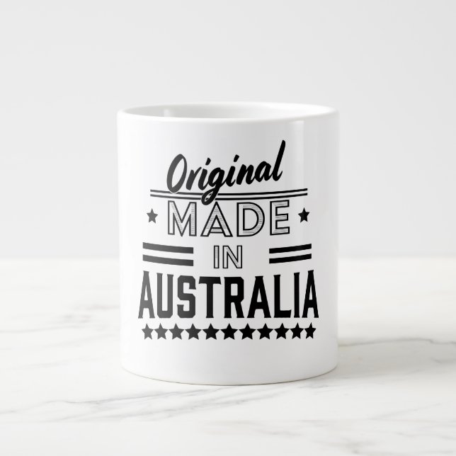 Original made in Australia Large Coffee Mug (Front)