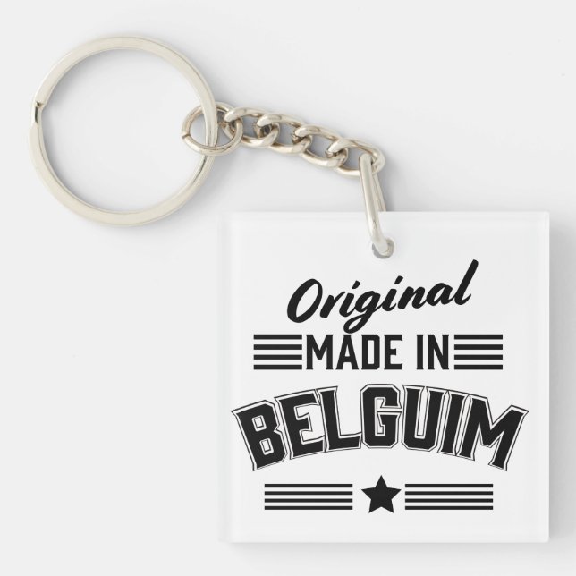 Original made in Belgium Key Ring (Front)