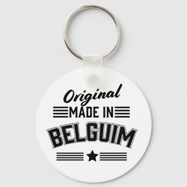 Original made in Belgium Key Ring (Front)