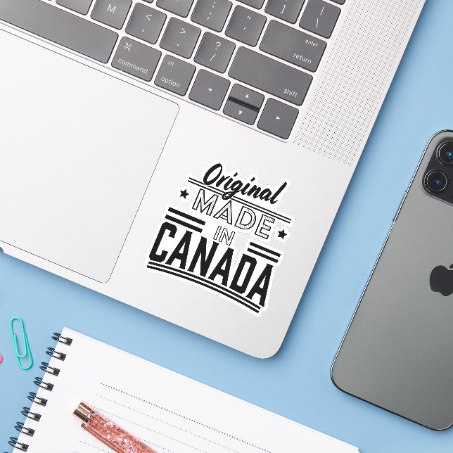 Original Made in Canada logo (Laptop w/ iPhone)