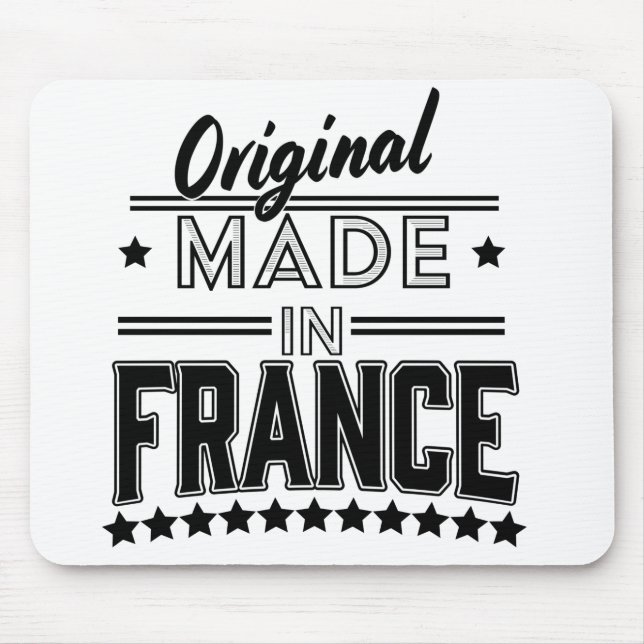 Original made in France logo Mouse Pad (Front)