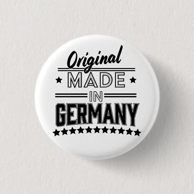 Original made in Germany 3 Cm Round Badge (Front)
