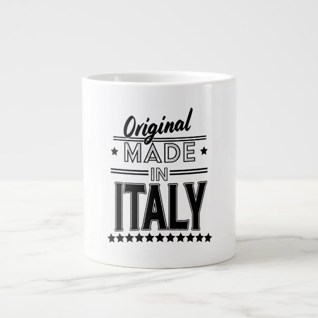 Original made in Italy logo Large Coffee Mug (Front)