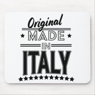 Original made in Italy logo Mouse Pad
