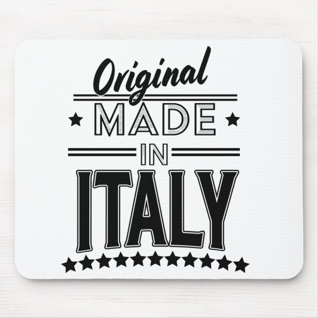 Original made in Italy logo Mouse Pad (Front)