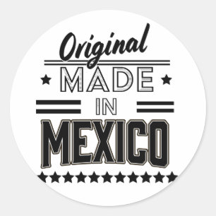 Original made in Mexico Classic Round Sticker