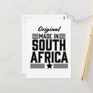 Original made in South Africa Postcard