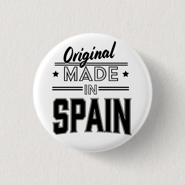 Original made in Spain 3 Cm Round Badge (Front)
