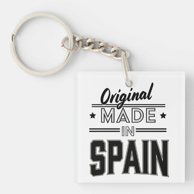 Original made in Spain Key Ring (Front)