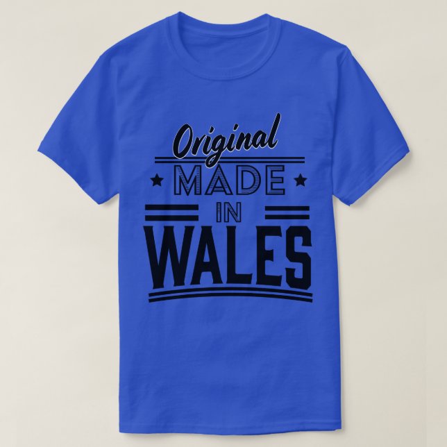 original made in Wales T-Shirt (Design Front)