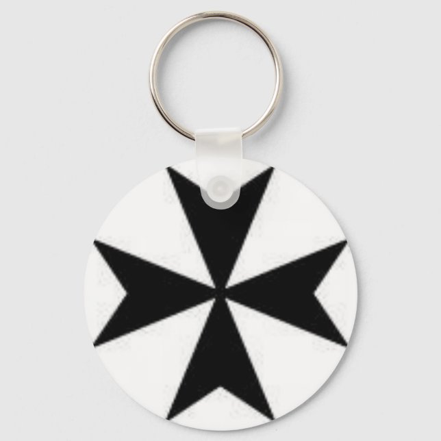 Original Maltese Cross Key Ring (Front)
