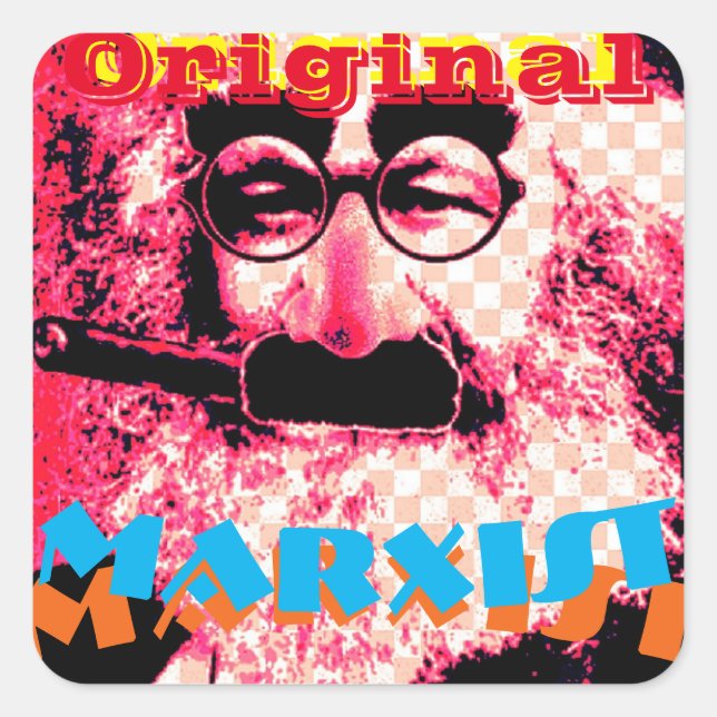 Original MARXist Sticker Sheet (Front)