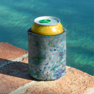 Original Modern One Of A Kind Abstract Art Design Can Cooler