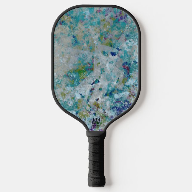 Original Modern One Of A Kind Abstract Art Design Pickleball Paddle (Front)
